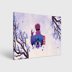 Холст прямоугольный Годжо Сатору Магическая битва, цвет: 3D-принт