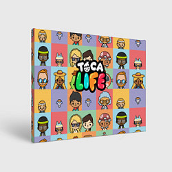 Картина прямоугольная Toca Life: Faces