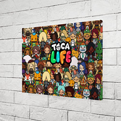 Холст прямоугольный Toca Life: Persons, цвет: 3D-принт — фото 2