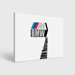 Холст прямоугольный BMW Motorsport, цвет: 3D-принт