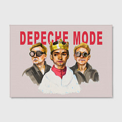 Холст прямоугольный Depeche mode here, цвет: 3D-принт — фото 2