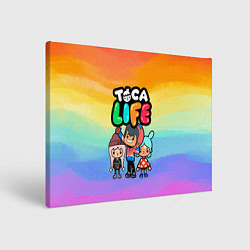 Холст прямоугольный Рита Зик Тока Бока, цвет: 3D-принт