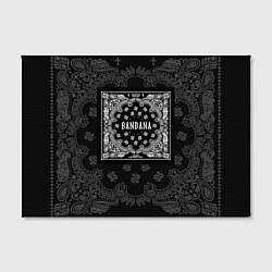 Холст прямоугольный Big Baby Tape x Kizaru: BANDANA, цвет: 3D-принт — фото 2