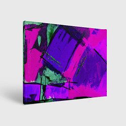 Холст прямоугольный Фиолетово!, цвет: 3D-принт