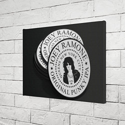 Холст прямоугольный Ramones coin, цвет: 3D-принт — фото 2