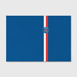 Холст прямоугольный PSG SPORT STRIPES UNIFORM, цвет: 3D-принт — фото 2