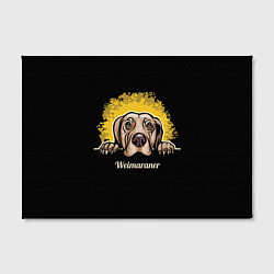 Холст прямоугольный Веймаранер Weimaraner, цвет: 3D-принт — фото 2