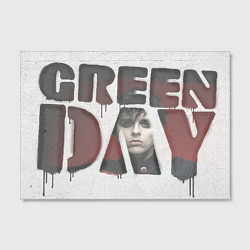 Холст прямоугольный Green day on wall, цвет: 3D-принт — фото 2