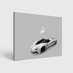 Холст прямоугольный Lamborghini Concept sketch, цвет: 3D-принт