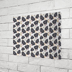 Холст прямоугольный Лабрадор чёрный, цвет: 3D-принт — фото 2