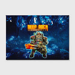 Холст прямоугольный Deep Rock Galactic Gunner, цвет: 3D-принт — фото 2