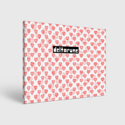 Картина прямоугольная DELTARUNE PATTERN LOGO