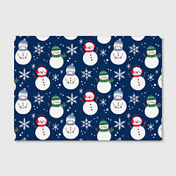 Холст прямоугольный НОВЫЙ ГОД 2022 ПАТТЕРН, цвет: 3D-принт — фото 2