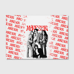 Холст прямоугольный MANESKIN POSTER СОСТАВ ГРУППЫ, цвет: 3D-принт — фото 2