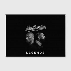 Холст прямоугольный Los Angeles Legends Легенды Лос-Анджлелеса, цвет: 3D-принт — фото 2