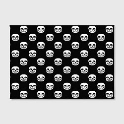 Холст прямоугольный UNDERTALE SANS SKULL FACE PATTERN УЗОР, цвет: 3D-принт — фото 2