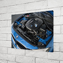 Холст прямоугольный BMW Engine Twin Power Turbo, цвет: 3D-принт — фото 2