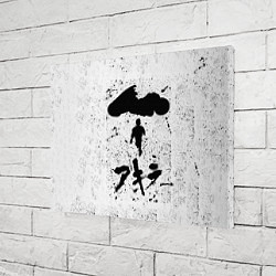Холст прямоугольный Akira черный постер, цвет: 3D-принт — фото 2