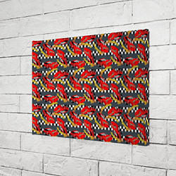 Холст прямоугольный Спидвей Гонки, цвет: 3D-принт — фото 2