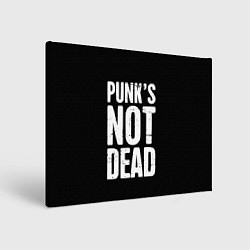 Картина прямоугольная PUNKS NOT DEAD Панки Живы