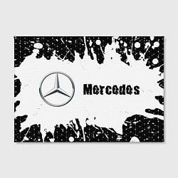 Холст прямоугольный MERCEDES Mercedes Брызги, цвет: 3D-принт — фото 2