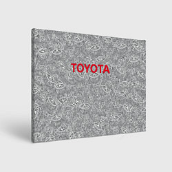 Картина прямоугольная TOYOTA PATTERN LOGO Z