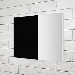Холст прямоугольный Black and white чб, цвет: 3D-принт — фото 2