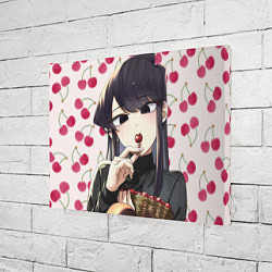Холст прямоугольный Komi-san, цвет: 3D-принт — фото 2