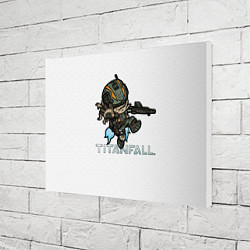 Холст прямоугольный Титанфол арт мультяшный TITANFALL, цвет: 3D-принт — фото 2