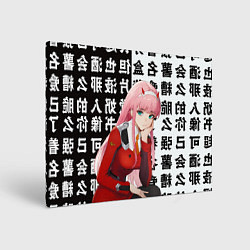 Картина прямоугольная Ноль два Любимый во франксе Zero Two