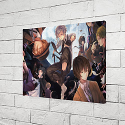 Холст прямоугольный Проза бродячих псов арт, цвет: 3D-принт — фото 2
