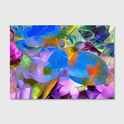 Холст прямоугольный Цветочный узор Summer, цвет: 3D-принт — фото 2