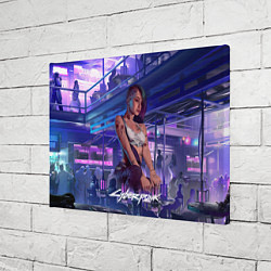 Холст прямоугольный Jydy Джуди Cyberpunk2077, цвет: 3D-принт — фото 2