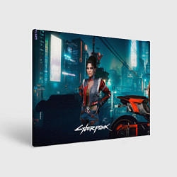 Картина прямоугольная Panam cyberpunk 2077