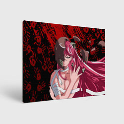 Холст прямоугольный Elfen Lied 3D, цвет: 3D-принт