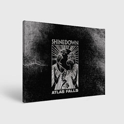 Холст прямоугольный Atlas Falls - Shinedown, цвет: 3D-принт