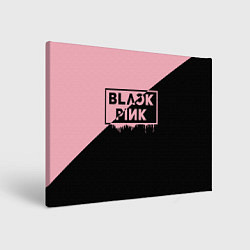 Холст прямоугольный BLACKPINK BIG LOGO, цвет: 3D-принт