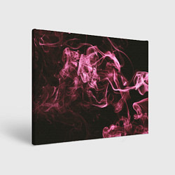 Картина прямоугольная Неоновые пары дыма - Розовый