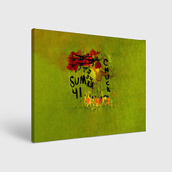 Холст прямоугольный Chuck - Sum 41, цвет: 3D-принт