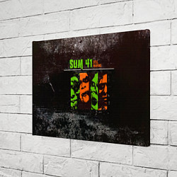 Холст прямоугольный Still Waiting - Sum 41, цвет: 3D-принт — фото 2