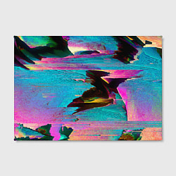 Холст прямоугольный Multicolored vanguard glitch, цвет: 3D-принт — фото 2