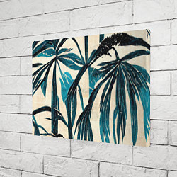 Холст прямоугольный Винтажные пальмы, цвет: 3D-принт — фото 2
