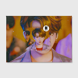 Холст прямоугольный BTS JK DNA, цвет: 3D-принт — фото 2