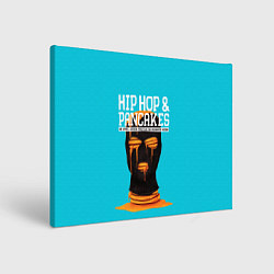 Холст прямоугольный Balaclava hip-hop and pancakes, цвет: 3D-принт