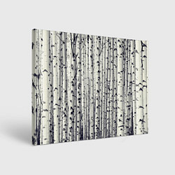 Картина прямоугольная Русские берёзки - роща