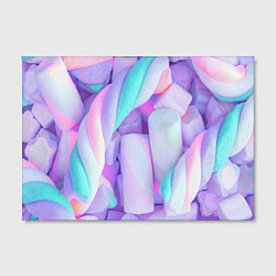 Холст прямоугольный Необычные конфеты, цвет: 3D-принт — фото 2