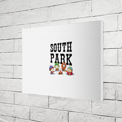Холст прямоугольный South park кострёр, цвет: 3D-принт — фото 2