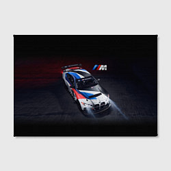 Холст прямоугольный BMW M4 GT4 - M Performance - Motorsport, цвет: 3D-принт — фото 2