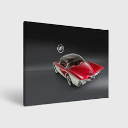 Холст прямоугольный Buick Centurion - USA - Retro, цвет: 3D-принт