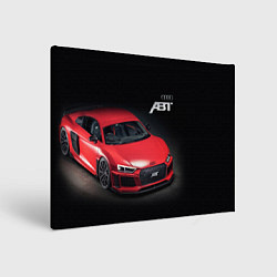 Холст прямоугольный Audi quattro ABT autotuning, цвет: 3D-принт